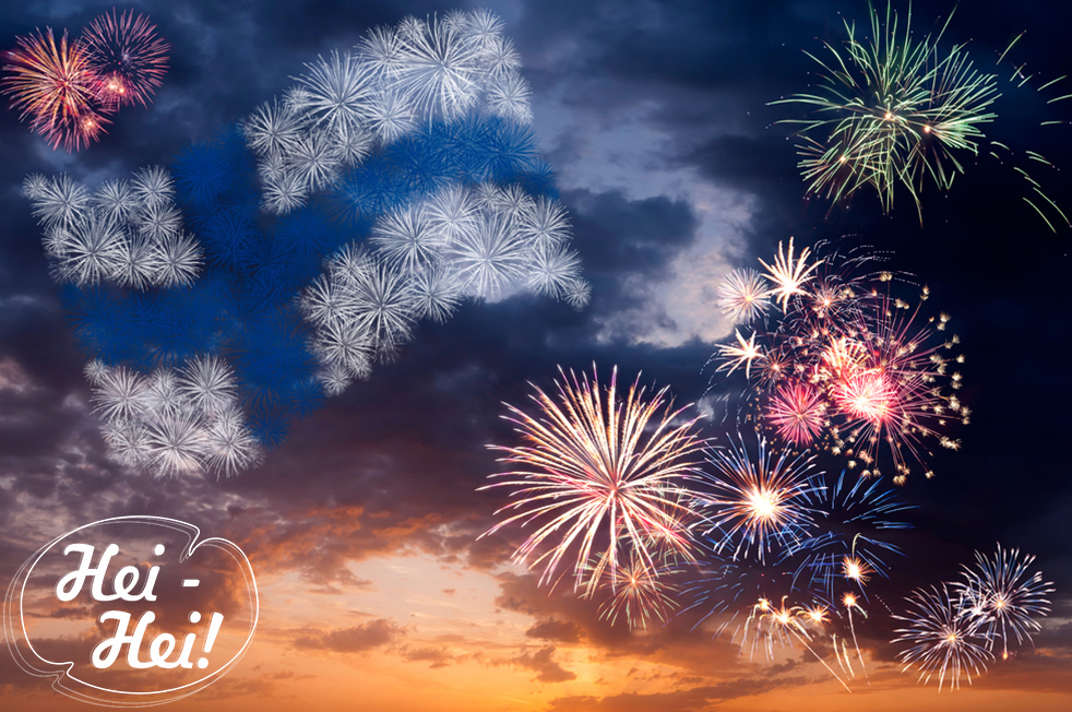 December 6th. Independence Day Finland image from the site www.heihei.website