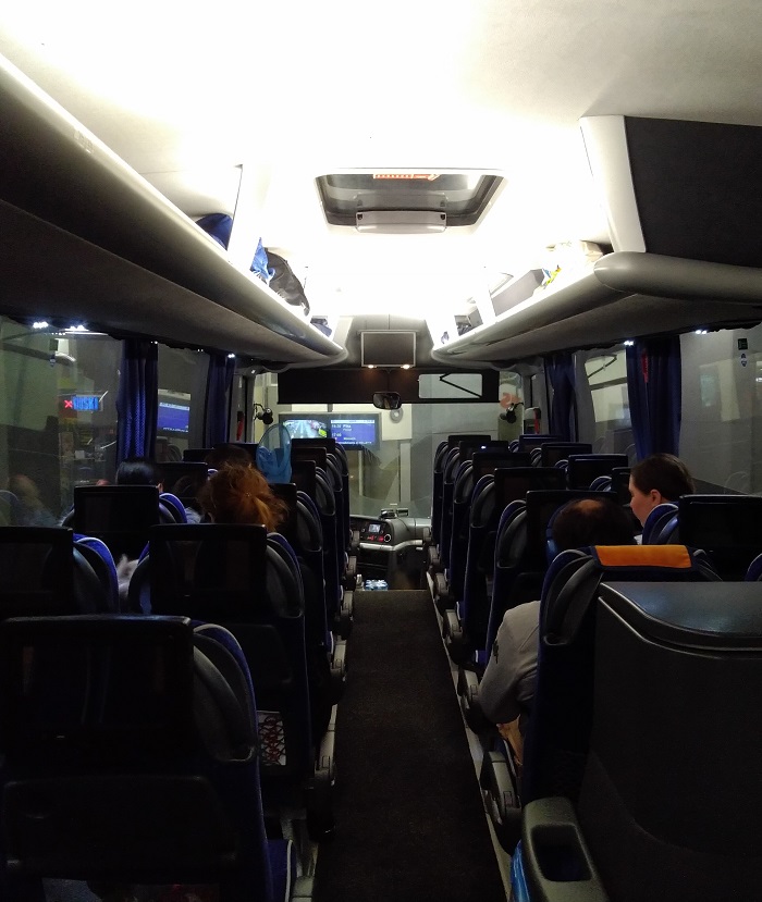 Ecolines bus interior photo from the website www.HeiHei.website