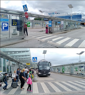 Остановка автобуса Lux Express люкс экспресс в аэропорту Хельсинки
    Вантаа изображение с сайта www.heihei.website