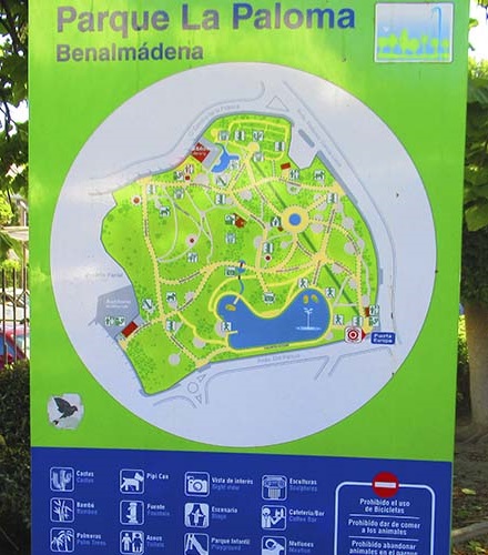Paloma Park with wild animals in Benalmadena Andalucia Costa del Sol Spain image from the site www.HeiHei.website