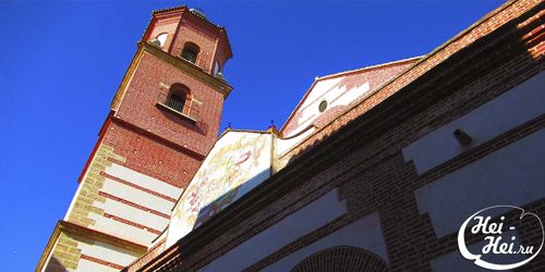Малага Церковь Святых мучеников Iglesia de los Santos Mártires изображение с сайта www.HeiHei.website